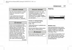 Opel-Karl-bruksanvisningen page 118 min