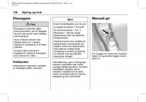 Opel-Karl-bruksanvisningen page 137 min