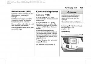 Opel-Karl-bruksanvisningen page 140 min