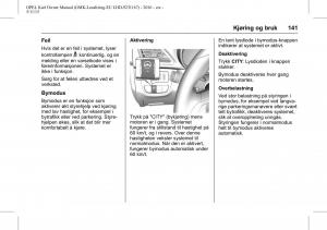 Opel-Karl-bruksanvisningen page 142 min