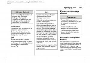 Opel-Karl-bruksanvisningen page 144 min