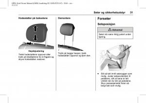 Opel-Karl-bruksanvisningen page 32 min