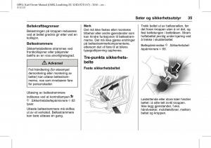 Opel-Karl-bruksanvisningen page 36 min