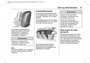 Opel-Karl-bruksanvisningen page 42 min