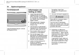 Opel-Karl-bruksanvisningen page 55 min