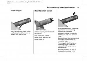 Opel-Karl-bruksanvisningen page 60 min