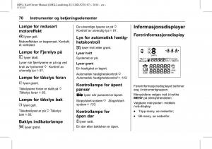 Opel-Karl-bruksanvisningen page 71 min