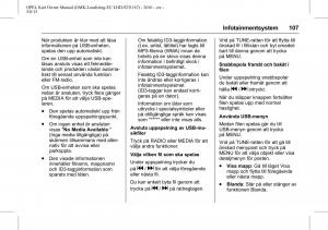 Opel-Karl-instruktionsbok page 108 min