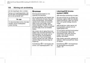 Opel-Karl-instruktionsbok page 139 min