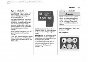 Opel-Karl-instruktionsbok page 158 min