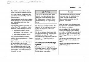 Opel-Karl-instruktionsbok page 172 min