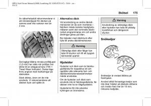 Opel-Karl-instruktionsbok page 176 min