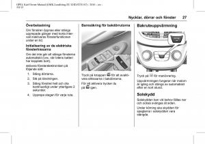 Opel-Karl-instruktionsbok page 28 min