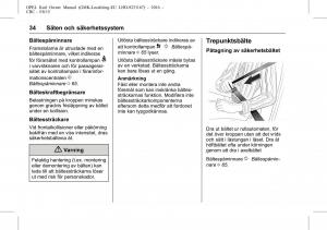 Opel-Karl-instruktionsbok page 35 min