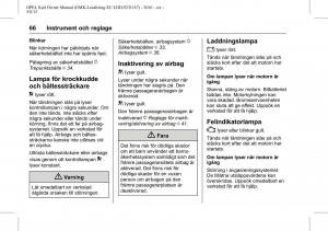 Opel-Karl-instruktionsbok page 67 min