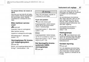 Opel-Karl-instruktionsbok page 68 min