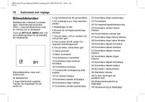 Opel-Karl-instruktionsbok page 77 min