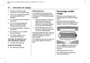 Opel-Karl-instruktionsbok page 79 min