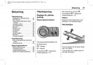 Opel-Karl-instruktionsbok page 82 min