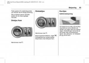 Opel-Karl-instruktionsbok page 84 min