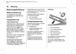 Opel-Karl-instruktionsbok page 87 min