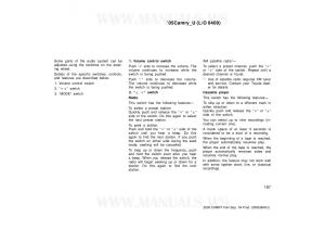 Toyota-Camry-VI-6-owners-manual page 167 min