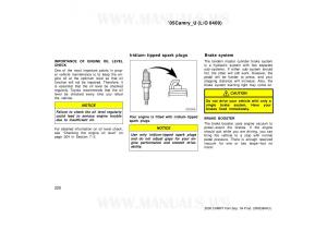 Toyota-Camry-VI-6-owners-manual page 220 min