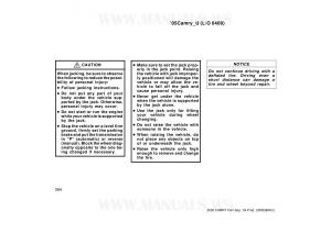 Toyota-Camry-VI-6-owners-manual page 264 min