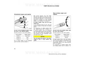 Toyota-Celica-VII-7-owners-manual page 76 min