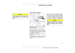 Toyota-Celica-VII-7-owners-manual page 77 min