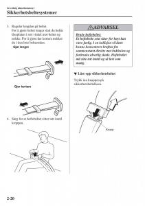 Mazda-CX-3-bruksanvisningen page 40 min