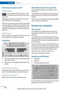 BMW-X1-E84-owners-manual page 108 min