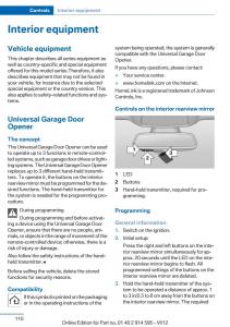 BMW-X1-E84-owners-manual page 110 min