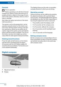 BMW-X1-E84-owners-manual page 112 min