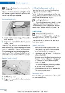 BMW-X1-E84-owners-manual page 116 min