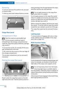 BMW-X1-E84-owners-manual page 118 min