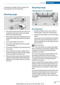 BMW-X1-E84-owners-manual page 131 min