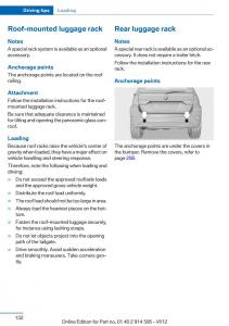 BMW-X1-E84-owners-manual page 132 min