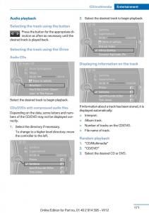 BMW-X1-E84-owners-manual page 171 min