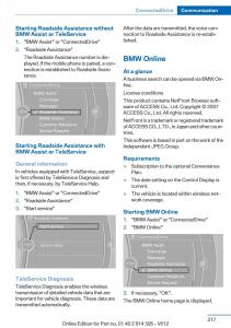 BMW-X1-E84-owners-manual page 217 min