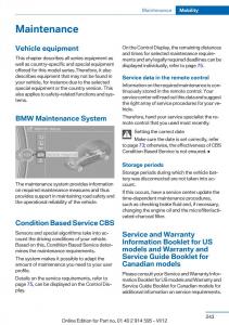 BMW-X1-E84-owners-manual page 243 min