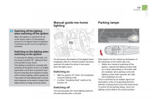 Citroen-DS4-owners-manual page 129 min