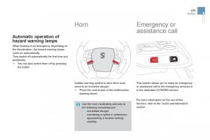 Citroen-DS4-owners-manual page 179 min