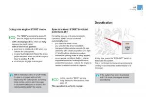 Citroen-DS4-owners-manual page 219 min