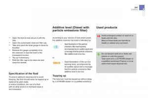 Citroen-DS4-owners-manual page 243 min