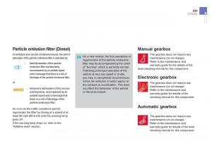 Citroen-DS4-owners-manual page 245 min