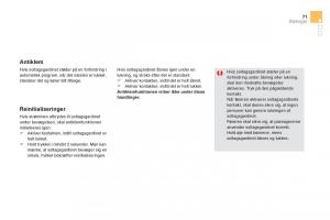 Citroen-DS5-Bilens-instruktionsbog page 73 min