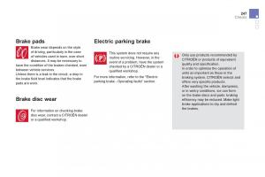 Citroen-DS5-owners-manual page 249 min