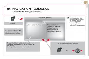 Citroen-DS5-owners-manual page 275 min