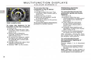 Citroen-C6-owners-manual page 42 min